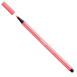Pennarello Pen 68  punta feltro - tratto 1,00mm - rosso neon - Stabilo - conf. 10 pezzi