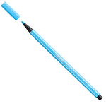 Pennarello Pen 68  punta feltro - tratto 1,00mm - blu neon - Stabilo - conf. 10 pezzi