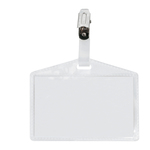 Portanome Pass 3 P - clip in metallo - senza cartoncino - 9,5x6 cm - Sei Rota - conf. 100 pezzi