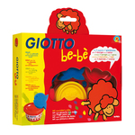 Supercolori a dita - 100ml  - rosso, blu, giallo - Giotto bebe - 3 barattolini