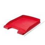 Vaschetta portacorrispondenza Leitz Plus Slim - 25,5x36x3,7 cm - rosso - Leitz