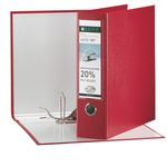 Registratore Leitz 180° G65 - dorso 8 cm - protocollo 23x33 cm - rosso - Leitz