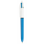 Penna a sfera a scatto 4 Colours Classic - nero, blu, rosso, verde - punta 1,0mm - Bic - scatola 12 penne