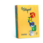 Carta Lecirque - A4 - 160 gr - mix 5 colori intensi - Favini - conf. 250 fogli