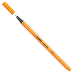 Fineliner Point 88 - tratto 0,4mm - arancio - Stabilo