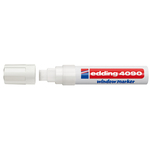 Marcator Edding 4090  - punta scalpello da 4,00-15,00mm - bianco - Edding
