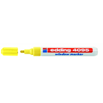 Marcatore edding 4095 giallo fluo p.conica - gesso liquido