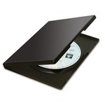 Custodia Slim per 2 DVD - nero - Fellowes - scatola 10 pezzi