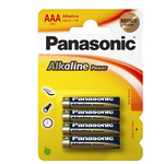 Pile Ministilo AAA - 1,5V - alcalina - Panasonic - blister 4 pezzi