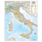 Carta geografica Italia amministrativa e stradale - murale - 67x85 cm - Belletti