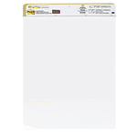 Blocco da parete Super Sticky - 30 fogli in carta riciclata - 63,5x77,5 cm - bianco - Post it®