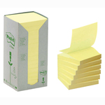 Blocco Post It Z Notes Green - giallo - 76 x 76mm - 100 fogli - riciclabile 100% - Post It