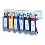 Portachiavi Key Clip - colori assortiti - Durable - conf. 6 pezzi