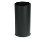 Portaombrelli tondo - metallo - diametro 24 cm - altezza 49 cm - 20 litri - nero - StilCasa
