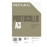 Fogli protocollo - A4 - quadretto commerciale - 200 fogli - 60 gr - Fabriano