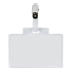 Portanome Pass 3 M - clip in metallo - senza cartoncino - 9,5x6 cm - Sei Rota - conf. 100 pezzi
