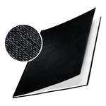 Copertine Impressbind - rigide - 7 mm - finitura lino - nero - Leitz - scatola 10 pezzi