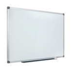 Lavagna bianca magnetica Classic - 90x120 cm - bianco - Nobo