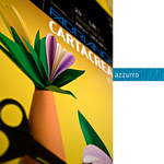 Cartoncino CartaCrea - 35x50cm - 220gr - azzurro - Fabriano - Conf. 10 pezzi