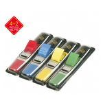 Segnapagina Post it® Index Mini - 4 colori classici - Value Pack 4+2 (blister da 140 segnapagina ciascuno)
