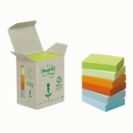 Blocco Post it® Z Notes Green - linea Natural - 38 x 51mm - 100 fogli - riciclabile 100% - Post it®