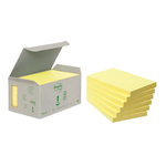 Blocco Post it® Z Notes Green - giallo - 76 x 127mm - 100 fogli - riciclabile 100% - Post it®