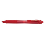 Roller a scatto Energel X BL107 - punta 0,7mm - rosso  - Pentel