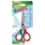 Forbici Snippy Soft - impugnatura plastica morbida - punta tonda - lama in acciaio - 13 cm - colori assortiti - Lebez