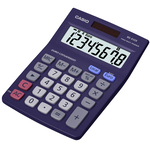 Calcolatrice da tavolo MS-8VERII - 31,7x103x145 mm - 8 cifre - plastica - blu - Casio
