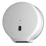 Distributore Basica per carta igienica in rotoli Maxi Jumbo - 34,7x13,7x35,5 cm - bianco - Medial International