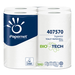 Pacco 4rt carta igienica 2veli classica 27,5mt 250 strappi biotech