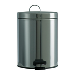 Pattumiera 5lt a pedale in acciaio inox