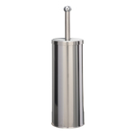 Portascopino Basic Metal - da terra - diametro 9,8 cm - altezza 38 cm - acciaio inox - Medial International