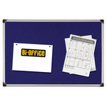 Pannello Maya Felt Board - feltro blu - 60x90 cm - Bi-Office