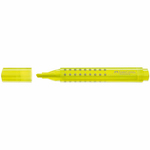 Evidenziatore Grip 1543 - punta a scalpello - tratto 1,0-2,0-5,0mm - colore giallo - Faber Castell