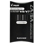 Refill Hi Tecpoint V5/V7 ricaricabile begreen - nero - Pilot - conf. 3 pezzi