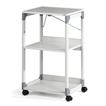 Carrello System - 50,8x43,2x88,2 cm - 3 ripiani -  con ruote - per videoproiettore - grigio - Durable