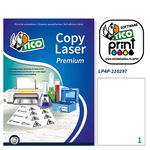 Poliestere adesivo lp4p bianco 70fg A4 210x297mm (1et/fg) laser tico