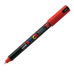 Marcatore a base d\acqua Uni Posca Pen PC1M - punta extra fine 0,7mm - rosso  - Uni Mitsubishi