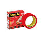 Nastro antieffrazione Scotch® Secure Tape - rosso - larghezza 35 mm - lunghezza 33 m