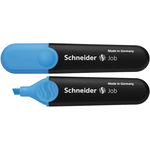 Evidenziatore Job - punta a scalpello - tratto da 1,0-5,0mm - colore azzurro - Schneider