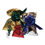 Buste regalo in PPL - metal lucido - blu - 35 x 50cm - senza patella adesiva - PNP - conf. 50 buste