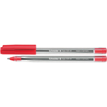 Penna a sfera con cappuccio Tops 505  - tratto 0,7mm  - rosso- Schneider