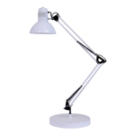 Lampada da tavolo Architect - a fluorescenza - 42x39 cm - base diametro 20 cm - 11W - bianco - Alba