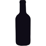 Lavagna da parete Silhouette - 49,5x19,5 cm - forma bottiglia - nero - Securit