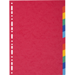 Separatore Forever - 12 tacche - cartoncino riciclato 220 gr - A4 maxi - multicolore - Exacompta