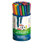 Pennarello fineliner Tratto Pen - tratto 0,5mm - colori assortiti - Tratto - busta 50 pennarelli