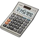 Calcolatrice da tavolo MS-100BM - 10 cifre - big display - grigio - Casio