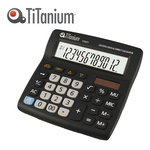 Calcolatrice da tavolo - 73031 - 12 cifre - nero - Titanium