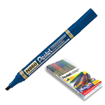 Marcatore Permanent Marker N860 linea Amiko - punta a scalpello 4,5mm - astuccio 4 colori - Amiko